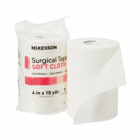 MCKESSON Cloth Medical Tape, 4 Inch x 10 Yard, White 172-49240